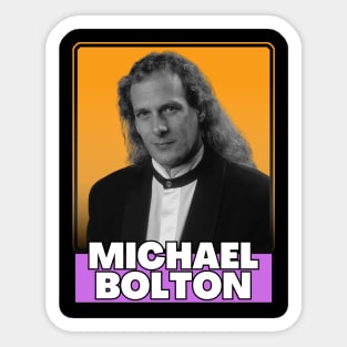 Michael bolton (retro) Sticker